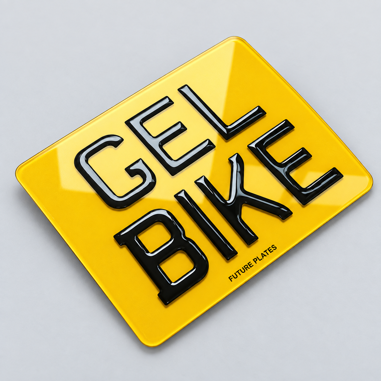 3D gel motorcycle rear plate — GEL BIKE