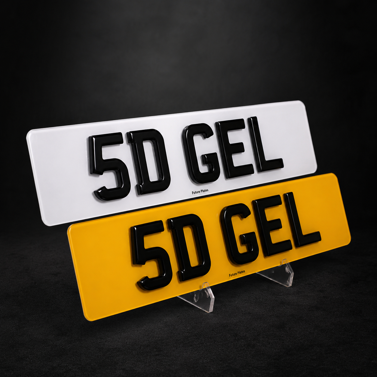 5D Gel Short Number Plates