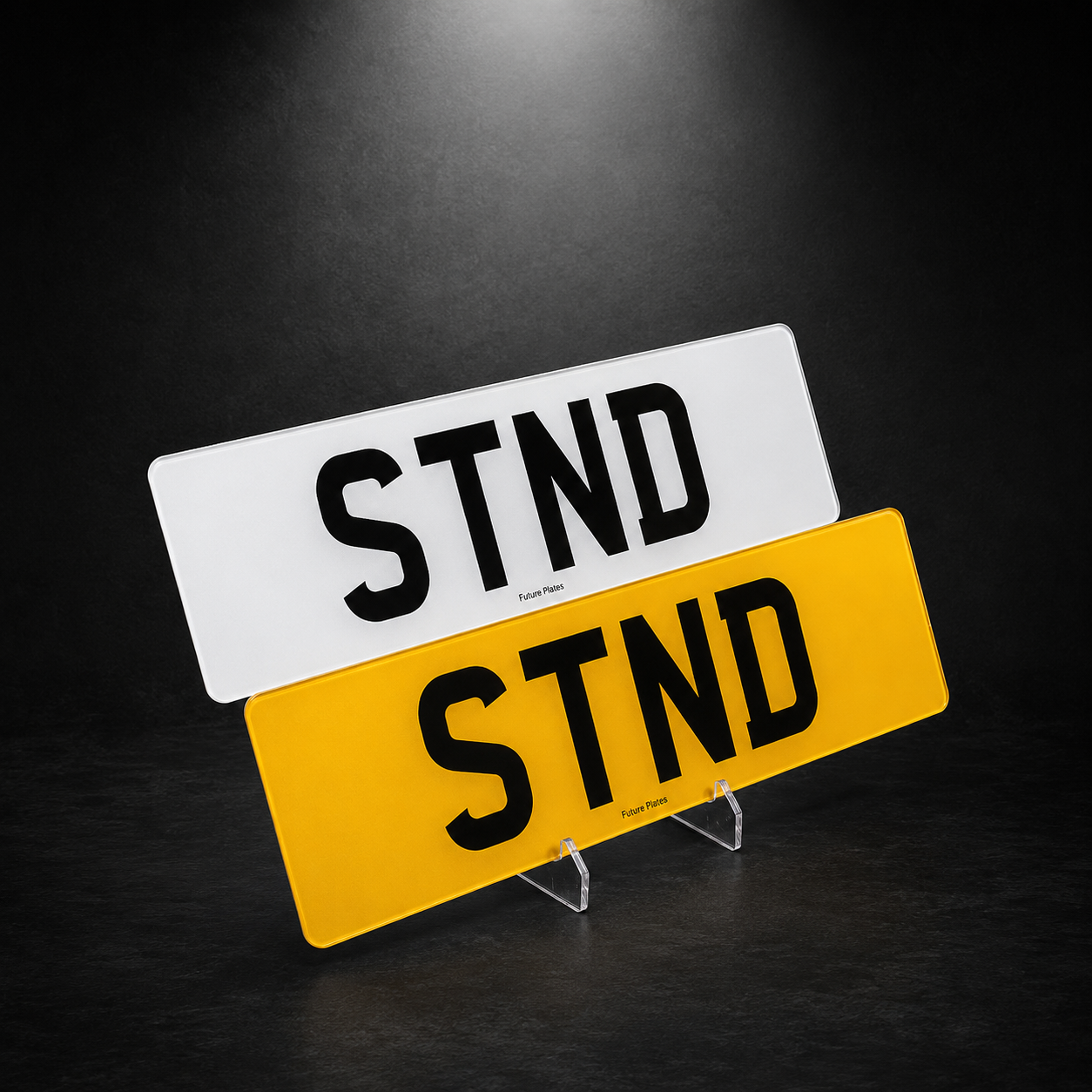 Standard Printed Short Number Plates