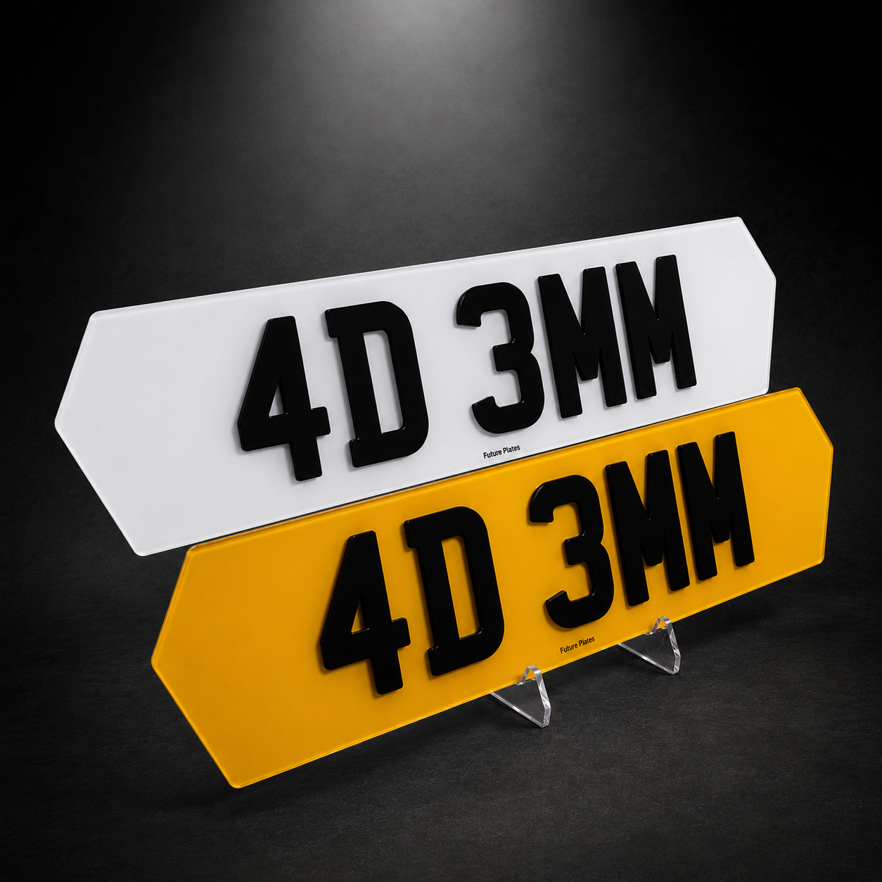 4D 3mm Hex Number Plates