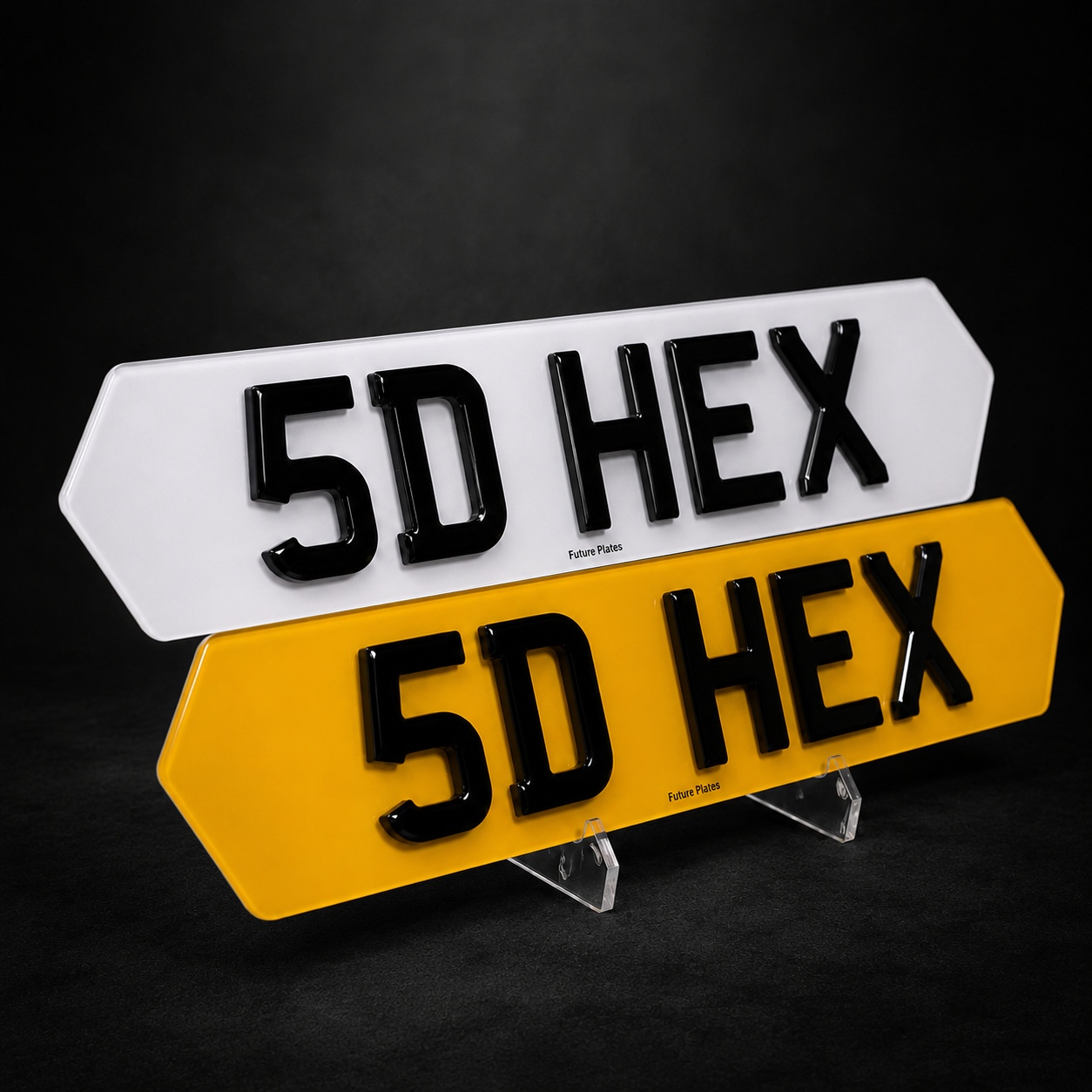 5D Gel Hex Number Plates