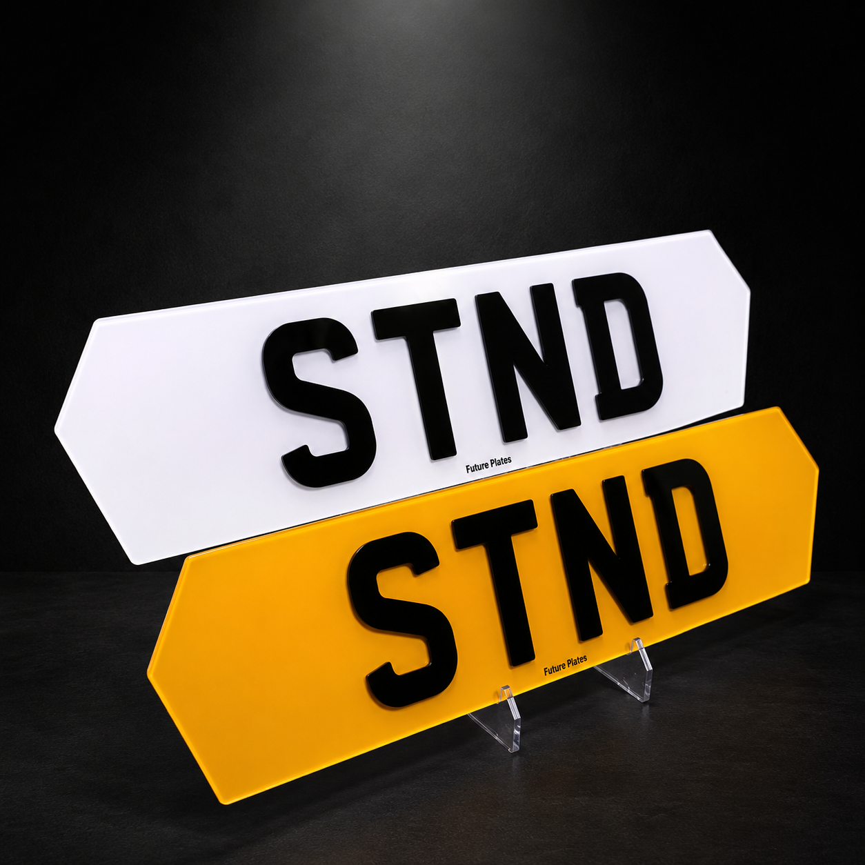 Standard Printed Hex Number Plates