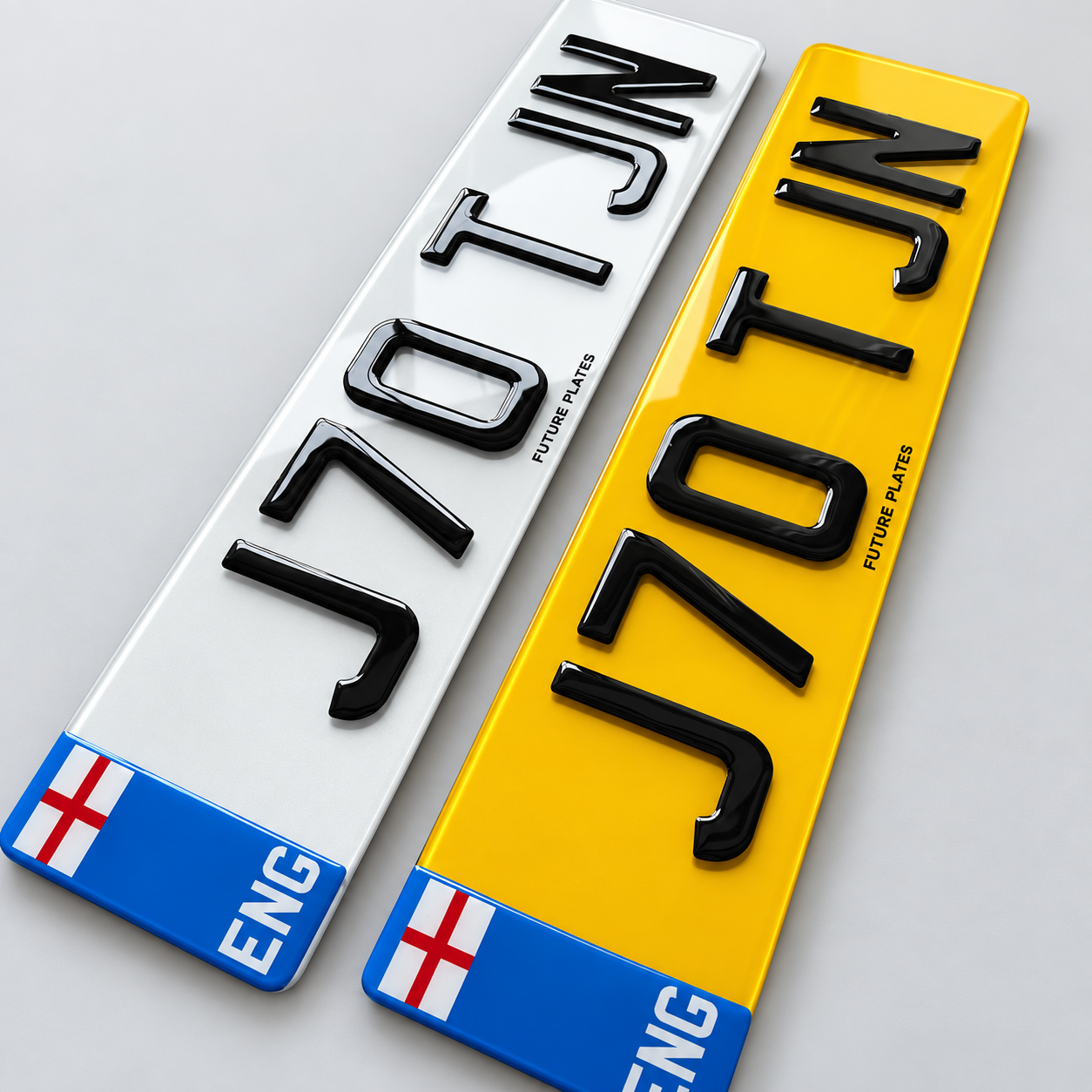 3D gel pair with England blue side badge — J70 TJN