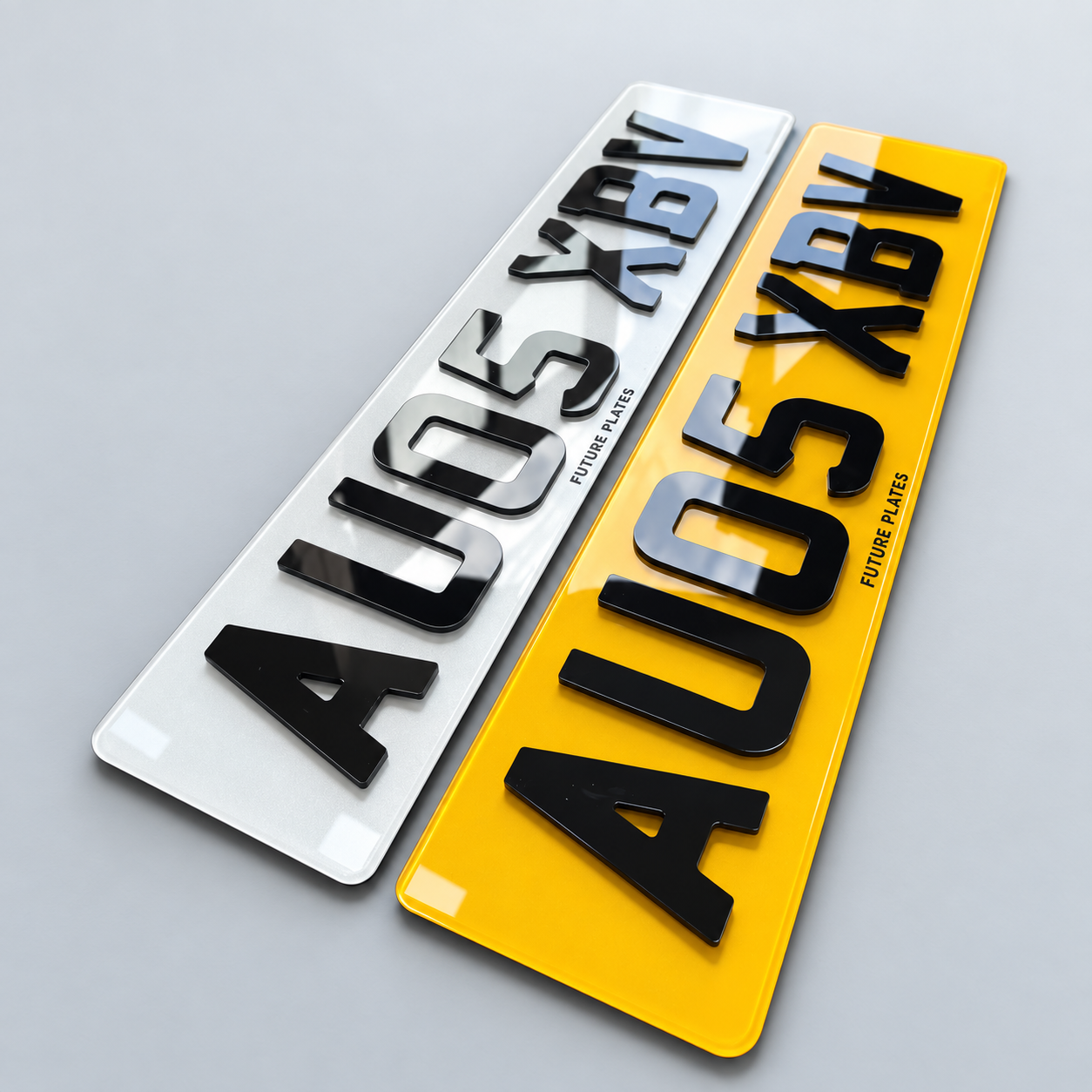 4D Acrylic 3mm number plate made by Refresh Plates