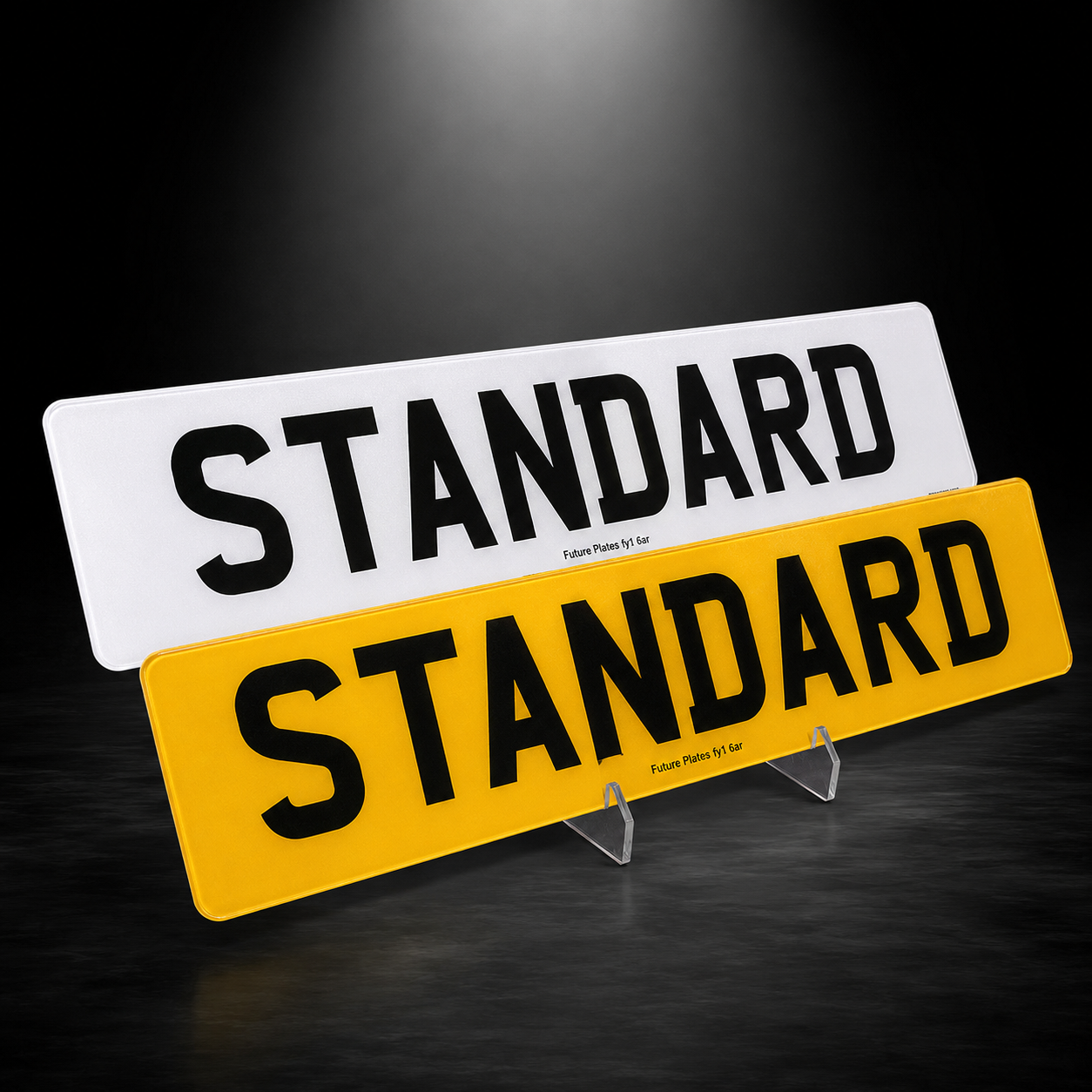 Standard Printed Number Plates — Standard Pair